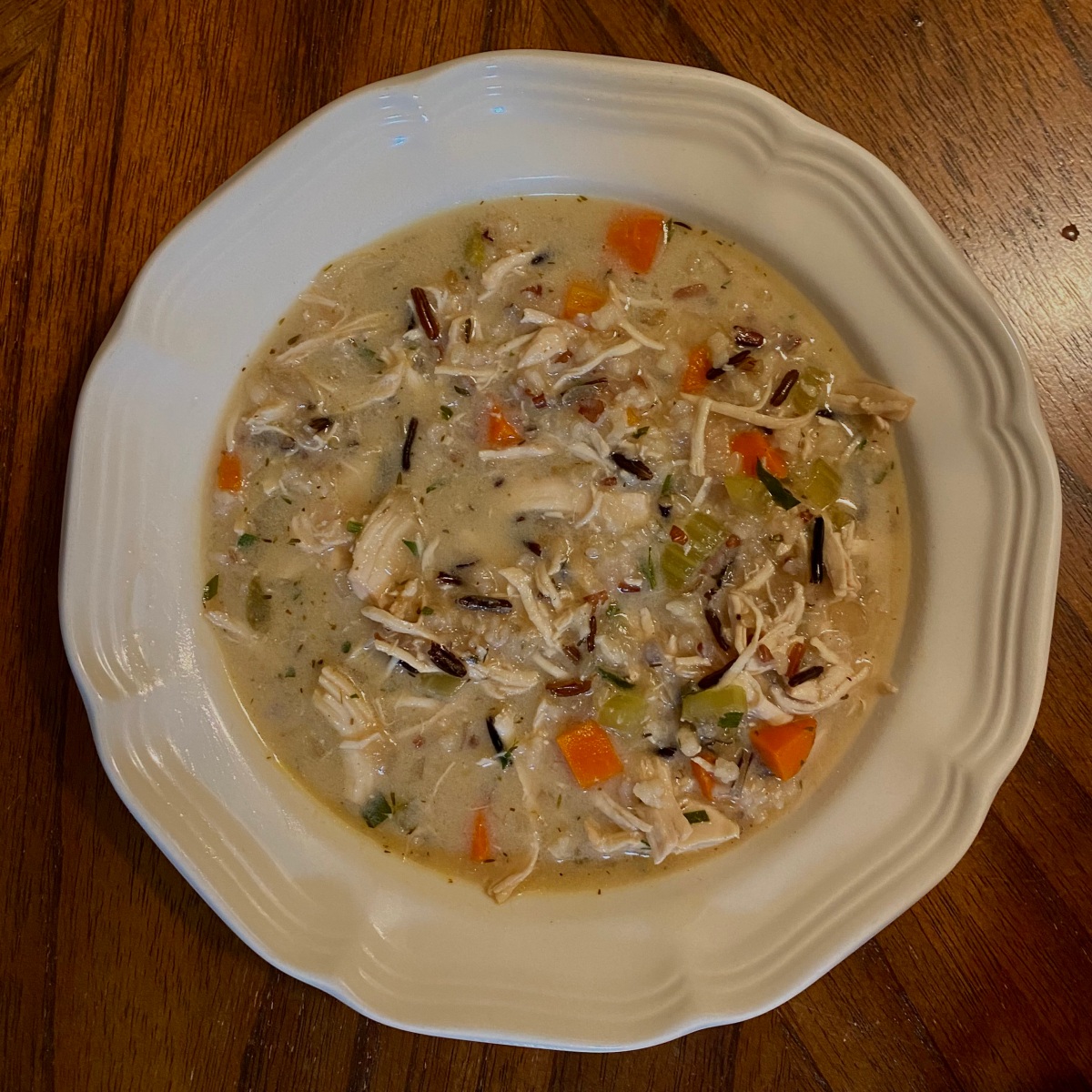 Recipe: Creamy Chicken and Wild Rice Soup
